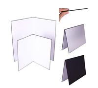 LENS-AID V-Flat Reflector Plegable Estudio Set 2 uds A4+A3 cartón