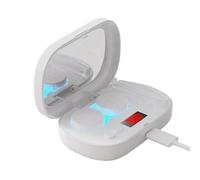 Lens Cleaning Machine, Soft Contacts Lens Care Device, 5 modos Solución Soak Case, Easy-to-Use, Recargable Inteligente Cleaner for Daily Use by Adults, Family, Travel, Gift