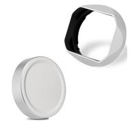 Lens Hood， Parasol Cuadrado de Bayoneta de Metal, Compatible con Sony Cyber Shot DSC-RX1RM3 RX1 RX1R RX1RII RX1RIII ，Replacement(Silver)
