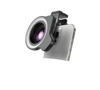 Lens Kit， Compatible con APEXEL Lente ultra macro de 100 mm Lentes de cámara de micro teléfono HD Sin distorsión, Compatible con teléfonos iPhone Samsung Admite fotografía macro ocular(Macro with LED)