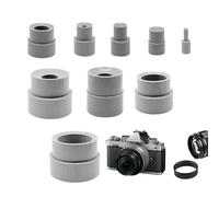 Lens Repair Kit - 9-Piece High-Friction Rubber Tool, Anti-Static Optical Grade Ring Remover, Universal Professional Camera Restoration, No- Grip | for Studio Workshop
