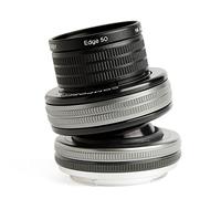 Lensbaby Composer Pro II W Edge 50 Optic - Objetivo con Efecto Sweet para Canon EOS (50 mm, f/3.2) Color Negro