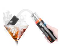 LENSGO Máquina de Humo Portatil con Líquido Para Máquina de Niebla, 30w, Remoto Inalámbrico, Alimentado por Batería para Fotografía, Videografía, Fiestas, Bodas, Efectos Escenario