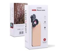 LensXpert® Lente macro profesional para smartphone de 100 mm para disparo a larga distancia, lente de cámara de teléfono 4K HD, sin distorsión, fondo borroso compatible con iPhone 11/XS/XS