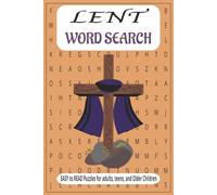 LENT Word Search Puzzle Book: Word Searches with Easy to Read Print about Easter, Bible, Lenten Activities, and More | 6x9 inches, 110 pages | 1000+ ... Gift for Holidays, Vacations and Free Times
