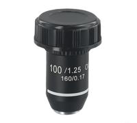 Lente acromática 20.2m m RMS del objetivo del microscopio para la ampliación 4X a 100X con la inmersión del aceite para la investigación biológica del laboratorio