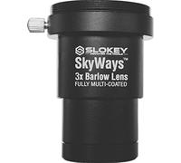 Lente Acromática Barlow 3X Pro Slokey SkyWays de Calidad Óptica Superior tratada con FMC y Anti-reflejante para una Imagen Nítida y Luminosa - Súper Ligera, Compacta y Resistente (1,25”)