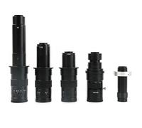 Lente Ajustable de Montaje en C con Zoom de 180X, 120X, 300X, 200X, 130X, Aumento de 0,7X ~ 4,5X, 25mm for cámara de microscopio de vídeo Industrial HDMI USB(200X)