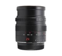 Lente APS C de 24 Mm F1.4, Fotografía Diaria de Apertura Continua Lente de Enfoque Manual F1.4 de 24 Mm Humanidades Ambientales Robusto Todo Metal para GH3 para E M5