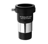 Lente Barlow 2X, Bysameyee Lente Barlow de Metal de múltiples Capas de 1,25 Pulgadas con Rosca M42 Interfaz de conexión de cámara para telescopio Ocular