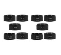 Lente Barlow para objetivo de microscopio estereoscópico trinocular WD120 0.7X con rosca de 48 mm