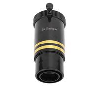 Lente Barlow para Telescopio, Lente Acromática Multicapa 3X para Astronomía, Imágenes Más Claras con Tapa a Prueba de Polvo, Lente Barlow de 1,25 Pulgadas con Revestimiento FMC y