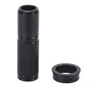 Lente C con zoom ajustable 1-150X para microscopio de video VGA USB con adaptador de 35 mm, compatible con cámara de microscopio y sistemas de lentes