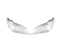 Lente Carcasa Faro Delantero Coche Para 5-Serie Para E60 Para E61 Para 523Li Para 525Li Para 530Li 2008 2009 2010 Carcasa De Faro Alto Pantalla Transparente(A Pair)