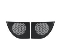 Lente Carcasa Faro Delantero Coche Para Benz Para W203 Para CLC Para Coupé 2 Puertas Puerta Manual Altavoz Audio Bocina Moldura Tapa Carcasa A20372703889051 A20372704889051(Black Pair)