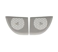 Lente Carcasa Faro Delantero Coche Para Benz Para W203 Para CLC Para Coupé 2 Puertas Puerta Manual Altavoz Audio Bocina Moldura Tapa Carcasa A20372703889051 A20372704889051(Grey Pair)