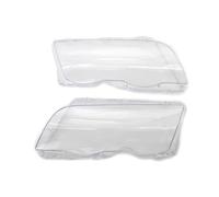 Lente Carcasa Faro Delantero Coche Para E46 4 Para Puerta Para Serie 3 1998 1999 2000 2001 Cubierta Faro Coche Pantalla Lámpara Carcasa Brillante Cubiertas Lente Faro(1 Pair)