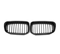 Lente Carcasa Faro Delantero Coche Serie 3 Para E46 4 Puertas 1999 2000 2001 Parrilla Delantera Riñón Una Sola Lama Color Negro Brillante