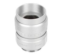 Lente CCTV con Montura C, Lente CCTV Transparente F1.4 de 25 Mm Óptica Avanzada de Baja Distorsión Carcasa de Aleación de Aluminio Duradera Ajuste Manual para Barra para Almacén