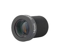 Lente CCTV de 5MP con Longitud de Enfoque Trasero 12,38, Lente de Placa única, Lente CCTV de 16 mm para Seguridad en el hogar para la mayoría de los Modelos de cámara