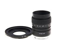 Lente CCTV f1.4 con Montura C de 25 mm f/1.4 Compatible con Fujifilm X-E2 X-E1 X-Pro1 X-M1 (Size : Army Green, Color : Fuji)