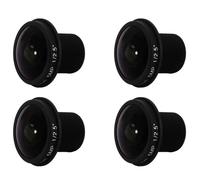 Lente CCTV ojo de pez HD 4X de 5 MP, 1,8 mm, montura M12X0,5, 1/2,5 F2,0, 180 grados