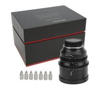 Lente cinematográfica profesional para imágenes de alta calidad, montura para trípode, cuerpo de aluminio, marcas fáciles de leer, engranaje de