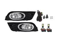 Lente Compatible Con Para Civic Para Sedan 2012 2013 Parachoques Delantero Luz Antiniebla Asamblea Lámpara Conducción Con El Interruptor Del Arnés Cable Bisel