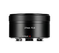 Lente con marco APS-C de 27 mm y f2.8 con enfoque automático de 7artisans, gran apertura f2.8, compatible con detección automática y manual de rostro y ojos, compatible con cámaras Fujifilm FX Fuji X-