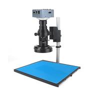 Lente con zoom, lente varifocal, Cámara de microscopio Full HD 4K 60FPS 1080P 200X lente de montaje en C microscopio Digital electrónico Industrial for soldadura de reparación para video industrialVid