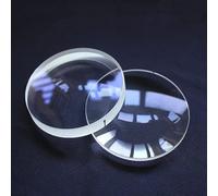 Lente Convexa acromática de Vidrio óptico, binoculares de refracción DIY, Objetivo Ocular, 1 Juego (Size : 50mm)