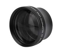 Lente de cámara, 37MM 2X Convertidor HD Profesional Teleobjetivo len, cámara Apta con Rosca de Lente de 37 mm