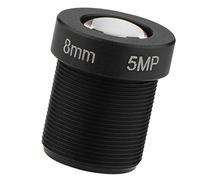 Lente de Cámara CCTV, Reemplazo 1/2.5 '' Montura 5MP 8mm Lente CCTV de Alta Definición para Cámara de Seguridad Compatible con Visión Nocturna