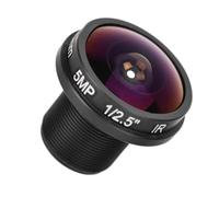 Lente de cámara de 18 mm de cámara, 180 ° Gran Angular 5mp HD Fesheye CCTV Camera Lente para CAM Security CAM Office Intervalor