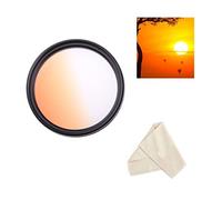 Lente de cámara de 67 mm, filtro de color naranja graduado para Nikon D3300 D3400 D5300 D5500 D5600 D7200 D7500 D90 con lente Nikon AF-S DX NIKKOR de 18 a 70 mm