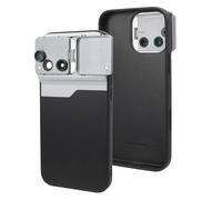 Lente de Cámara de Teléfono para 16 Pro MAX con Estuche, Lente de Cámara de Teléfono con Clip Universal Lente Teleobjetivo 2X y Lente Ojo de Macro 10X con Tapa Magnética para 16