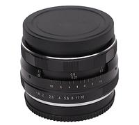 Lente de Cámara Fija Manual, Buen Rendimiento de Transmisión de Luz Buen Efecto Virtual Lente F1.8 de 25 Mm para Cámara sin Espejo Imagen para Viajes