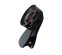 Lente de cámara para smartphone de grado profesional 9K de 180° de perspectiva amplia, vidrio antiarañazos para la mayoría de teléfonos, lente de cámara de teléfono