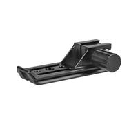 Lente de cámara permanente, pie regulador para posiciones de soporte de 24 a 105 mm. Plan ergonómico reducido. Fijación sencilla del objetivo de la cámara. Regulador con soporte de metal