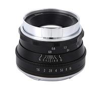 Lente de cámara sin Espejo, 35 mm f1.6, Apertura de 12 Hojas, 4 Grupos de 6 Piezas, película de Revestimiento de Alta definición de Enfoque Fijo, Montura Z para Z6 Z7 Z50(Negro)