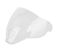 Lente de casco de motocicleta, Compatible con Icon Airflite C06 Lente de casco de motocicleta Visera de casco Reemplazos de parabrisas Accesorios de moto, regalos for propietarios de motos (rojo)(Whit