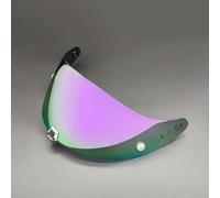 Lente de Casco de Motocicleta de Cara Completa Accesorios para Lentes y Gafas de Casco de Motocicleta compatibles con SC&or&pi&on Exo 1400 Ca&RB&on R1 Air EXO520 T520 ST1400(Tea Revo Purple)