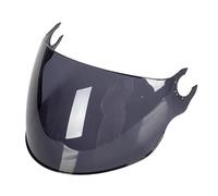Lente de Casco de Motocicleta de Cara Completa Protector de Casco Abierto Protector de Repuesto antiarañazos Compatible con L&S2 OF562 AI&RF&LO&W(Smoke)