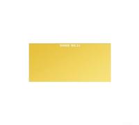 Lente de casco de soldadura pasiva, pantalla de vidrio recubierta de oro, protección UV 9-13 Ir para trabajos de metal, 2 x 4.25 pulgadas, 10.8 x 5.5 cm, visión clara (número 11)