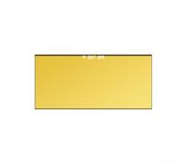 Lente de casco de soldadura pasiva, pantalla de vidrio recubierta de oro, protección UV 9-13 Ir para trabajos de metal, 2 x 4.25 pulgadas, 10.8 x 5.5 cm, visión clara (número 9)