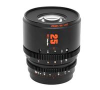 Lente de Cine T2.1 de 25mm, Montura DSLR M4/3, Enfoque Largo de 260 Grados, Lente de Cine de Enfoque Manual de Gran Apertura para G1 G7 GF1 GF6