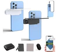 Lente de efecto espejo: captura impresionantes reflejos al instante, espejos abatibles ajustables de cristal HD para fotografía de smartphone, kit de clip de espejo de cámara de teléfono inteligente