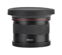 Lente de enfoque automático desmontable de 58 mm/2.3 pulgadas, lente gran angular para cámara réflex digital Canon