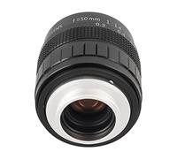 Lente de Enfoque Manual, 50 Mm HD 3 Pulgadas F1.4 C Lente Principal de Enfoque Manual Que Aumenta el Brillo de Las Imágenes, Alta Claridad, Gran Apertura para Cámaras DSLR