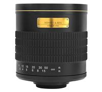 Lente de espejo de 500 mm, lente de cámara macro para adultos para cámara Sony (negro)